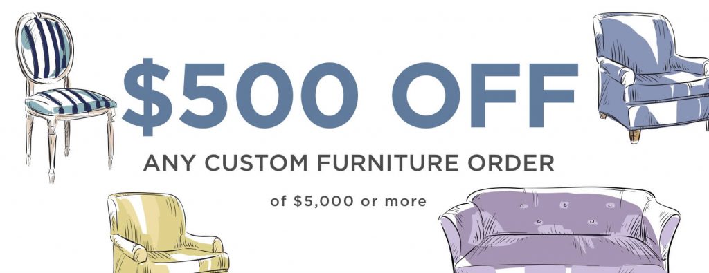 Custom Furniture Coupon | Yetzer Home Store