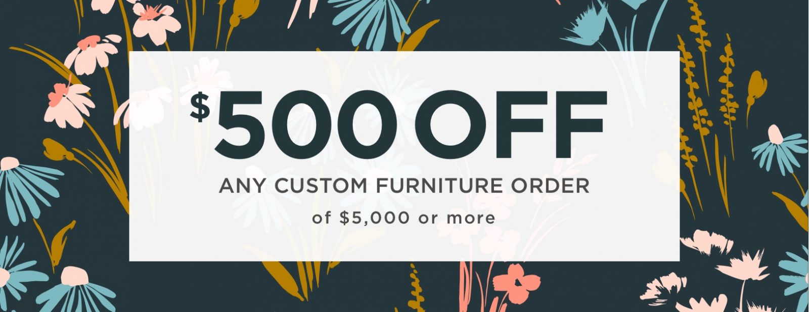 Custom Furniture Coupon | Yetzer Home Store