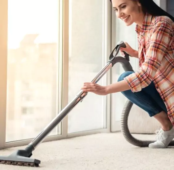 Lady cleaning carpet | Yetzer Home Store