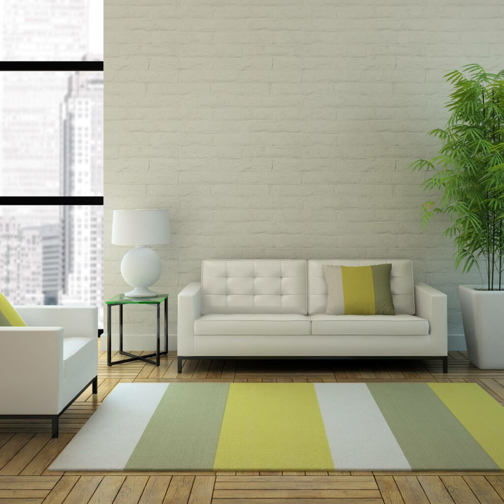 Stripped area rug | Yetzer Home Store
